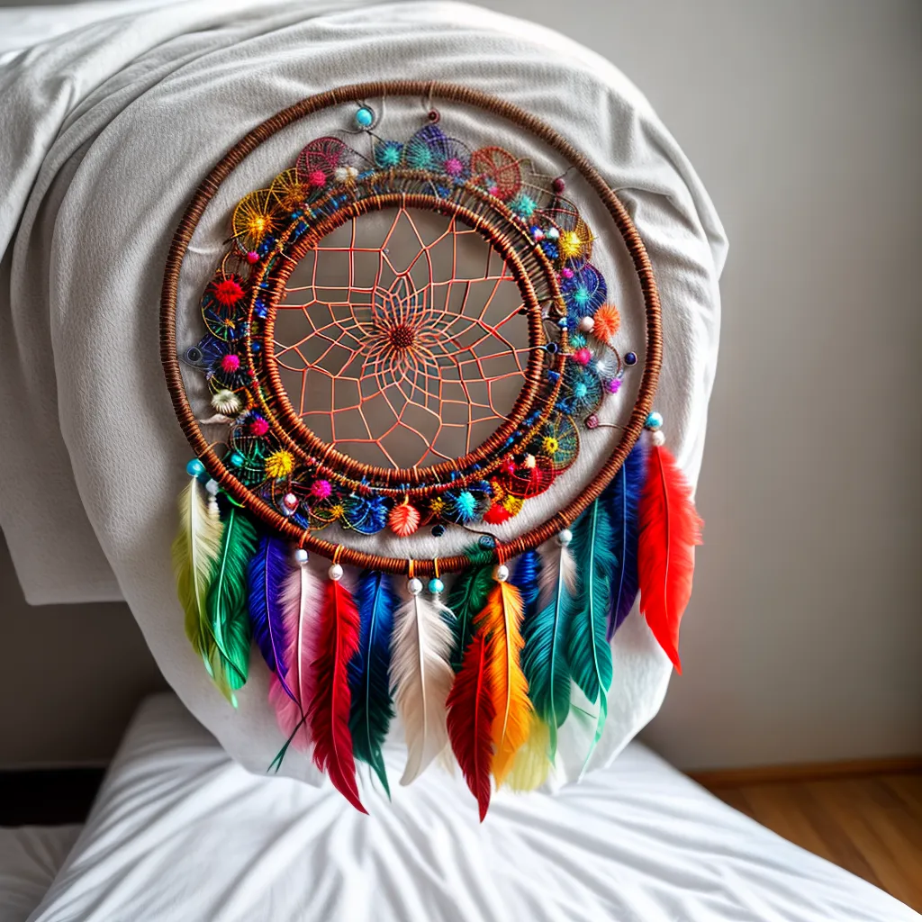 Significado Significativo dos Sonhos: Desvendando Mensagens Profundas do Inconsciente 6 Fotos apanhador sonhos penas beads 23
