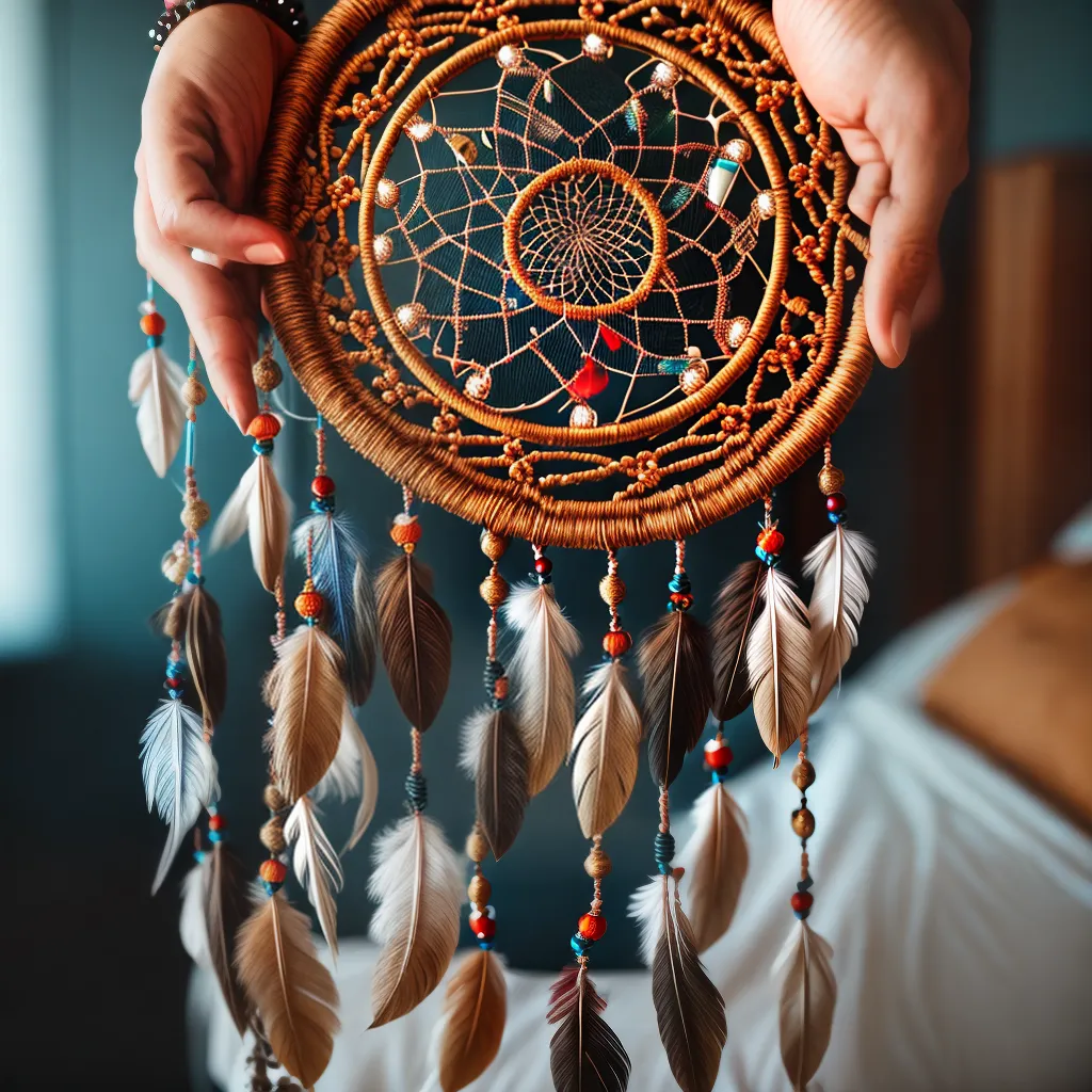 Fotos apanhador sonhos penas beads universo 2