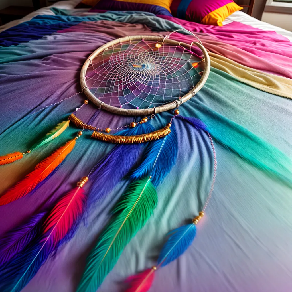 Fotos apanhador sonhos penas cores 18