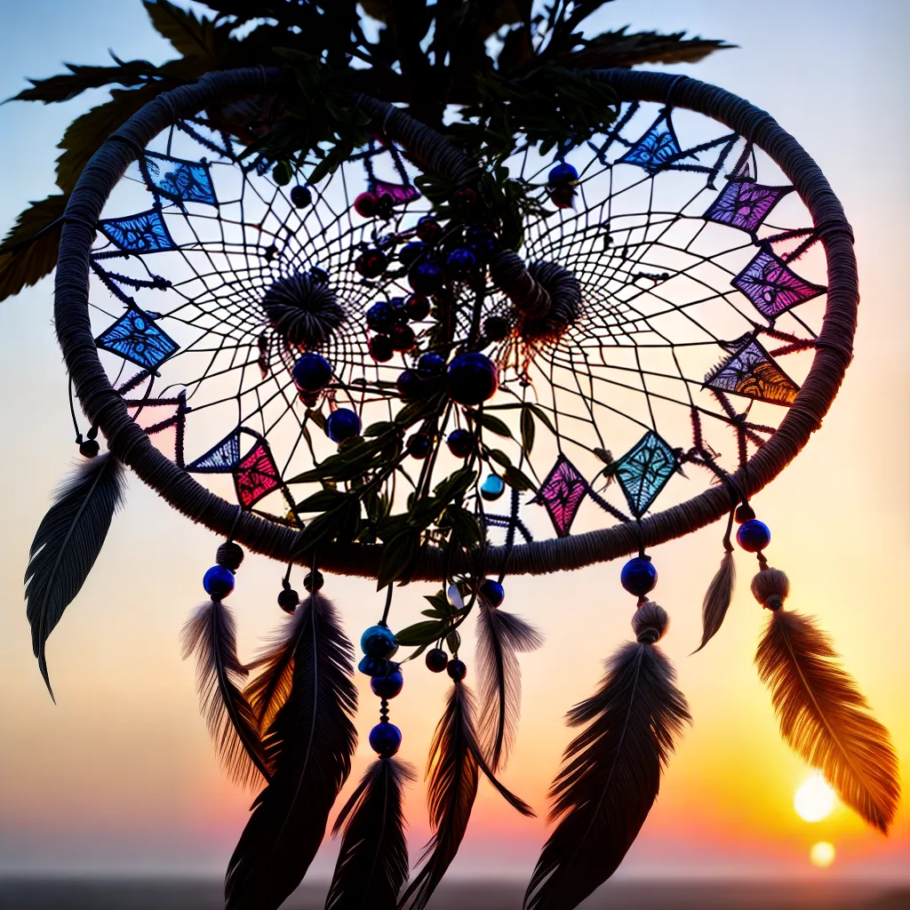 Fotos apanhador sonhos por do sol natureza 1