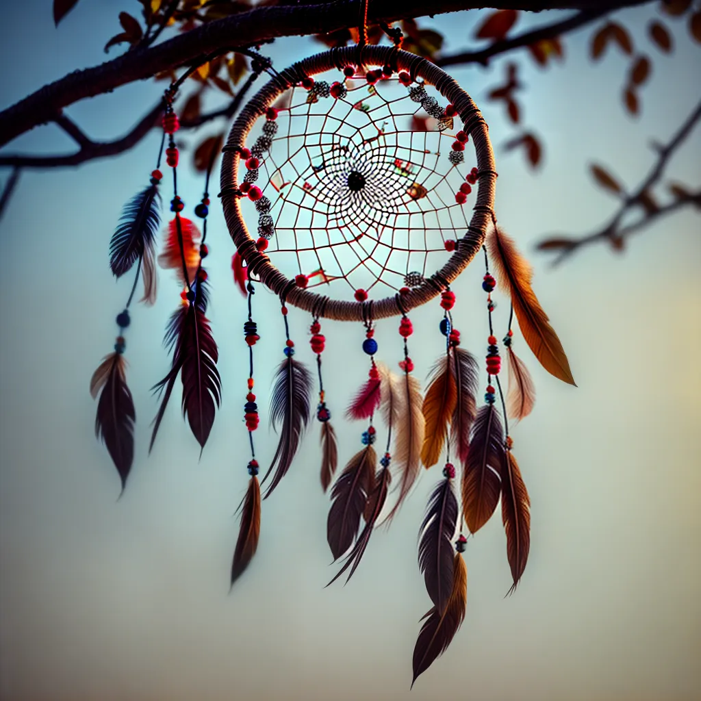 Desvendando o Misterioso Significado dos Sonhos 6 Fotos apanhador sonhos ramo pena beads 14