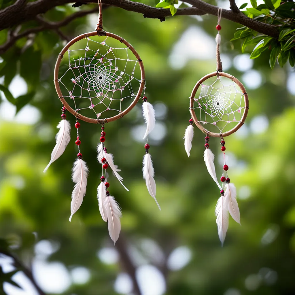 Desvendando o Significado de Sonhos Utiariti-n 4 Fotos apanhador sonhos ramo pena beads 20