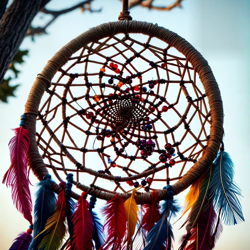 Desvendando o Mistério dos Sonhos: Descubra o Significado por Trás das Noites de Sono 10 Fotos apanhador sonhos ramo pena beads