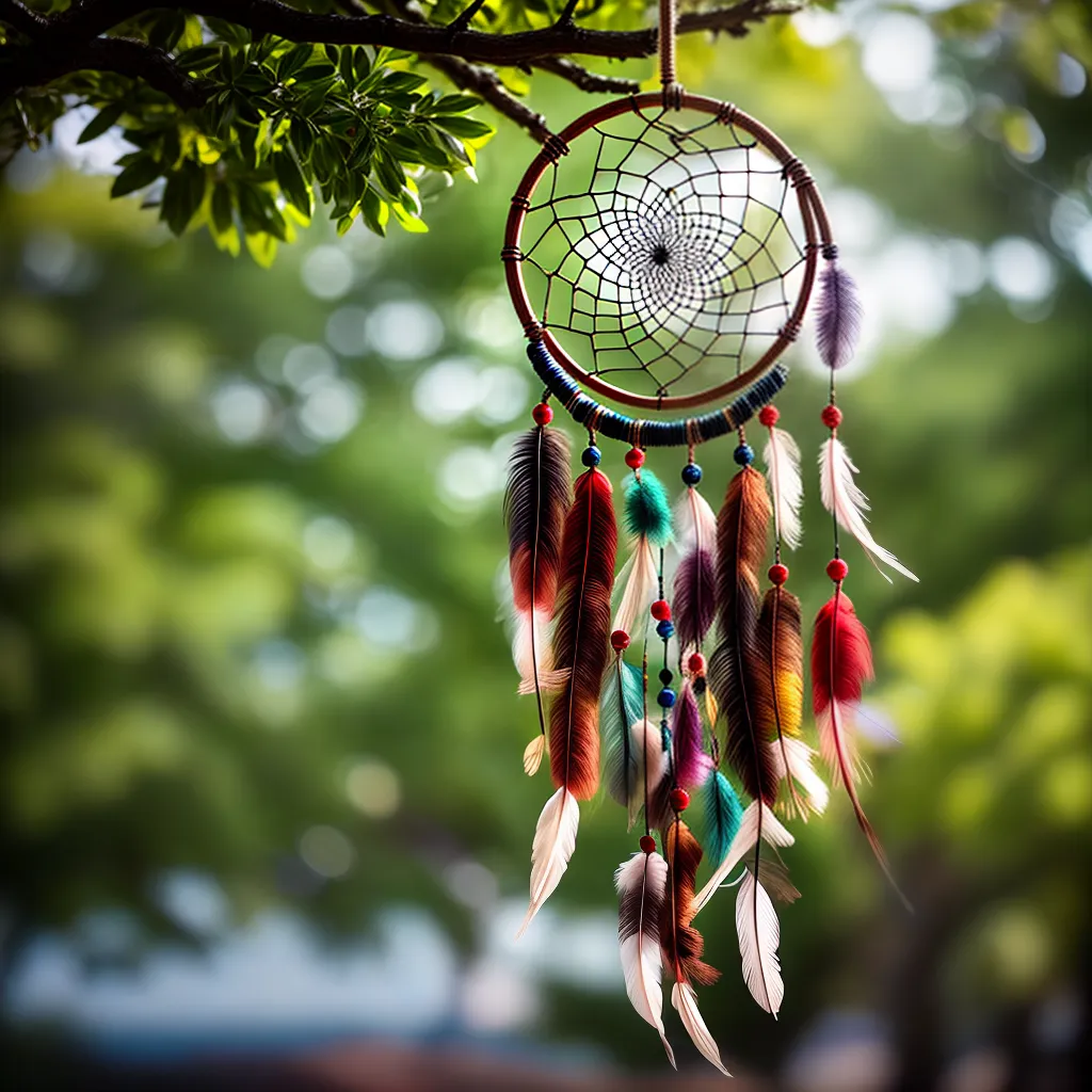Explore o Significado dos Sonhos: Guia Completo para Interpretar suas Noites 6 Fotos apanhador sonhos ramo penas beads 52
