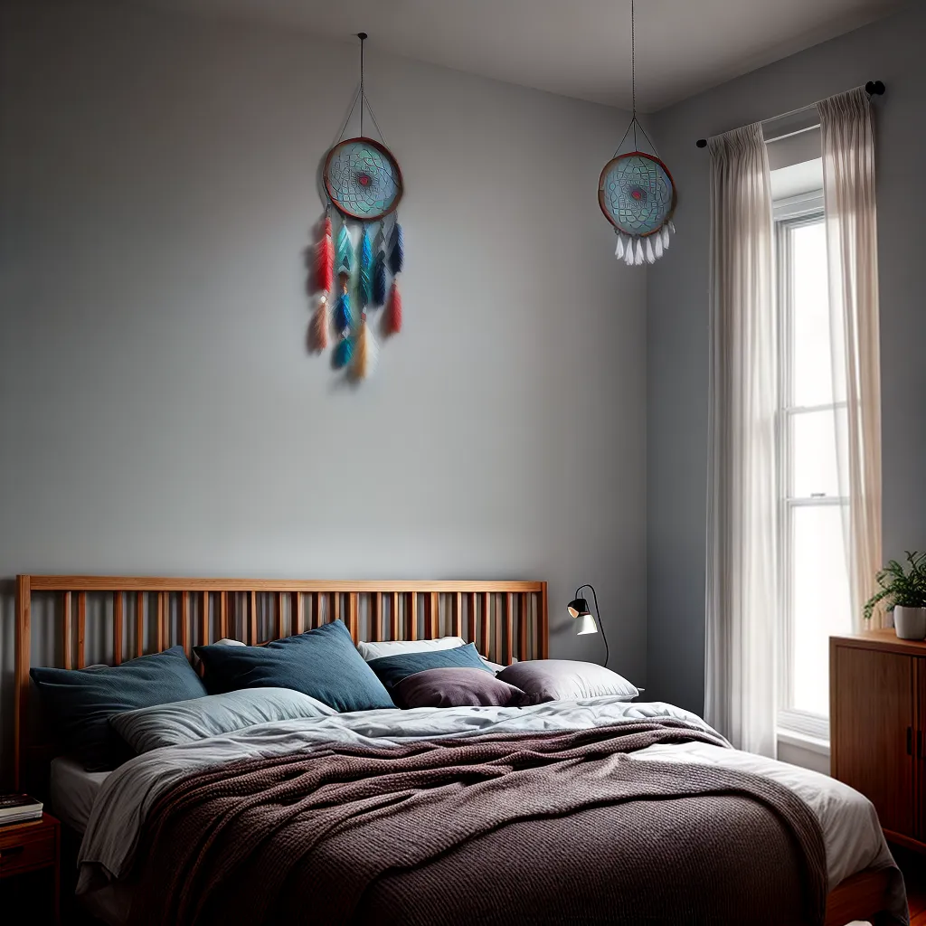 Fotos apanhador sonhos simbolos cama 18