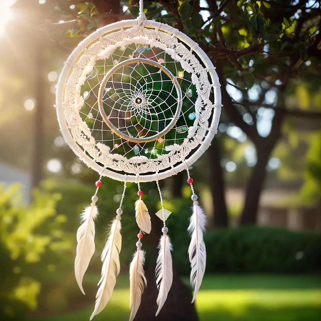 Descubra o Significado dos Sonhos, Simbolismos e Mensagens. 6 Fotos apanhador sonhos sol pena beads
