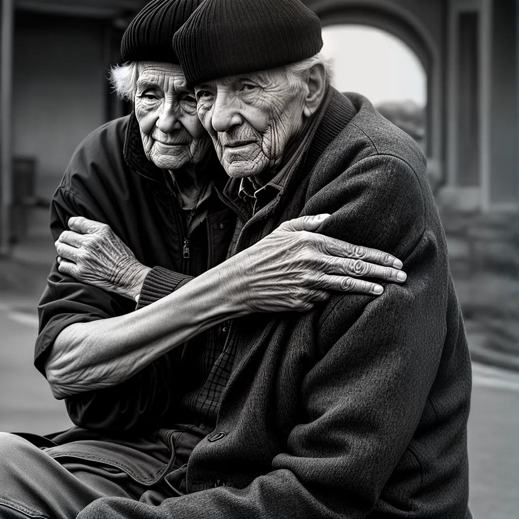 Fotos apoio idoso mao afeto
