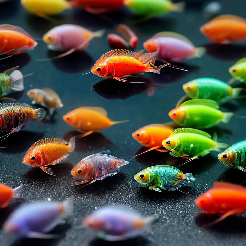 Descubra o Significado de Sonhar com Camarões Criados em Cativeiro 3 Fotos aquario pequeno camaroes coloridos serenidade