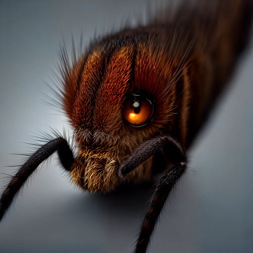 Fotos aranha sombria olhos brilhantes