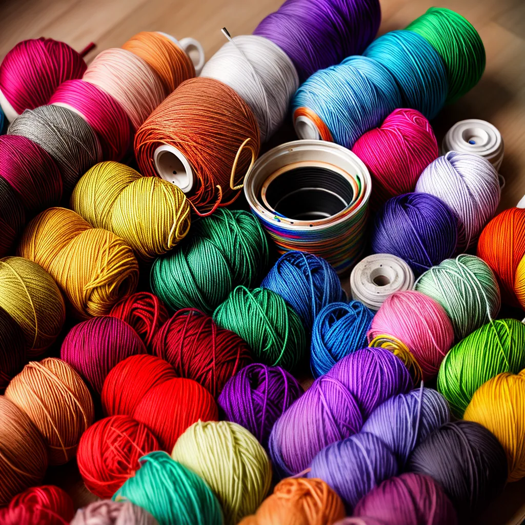 : Desvendando o Significado dos Sonhos com Cores no Artesanato e na Arte Palavras-chave: Sonhos, Cores, Artesanato, Arte 4 Fotos arco iris fios tintas tecido artesanato
