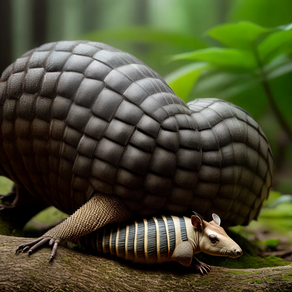 Fotos armadillo floresta protecao natureza