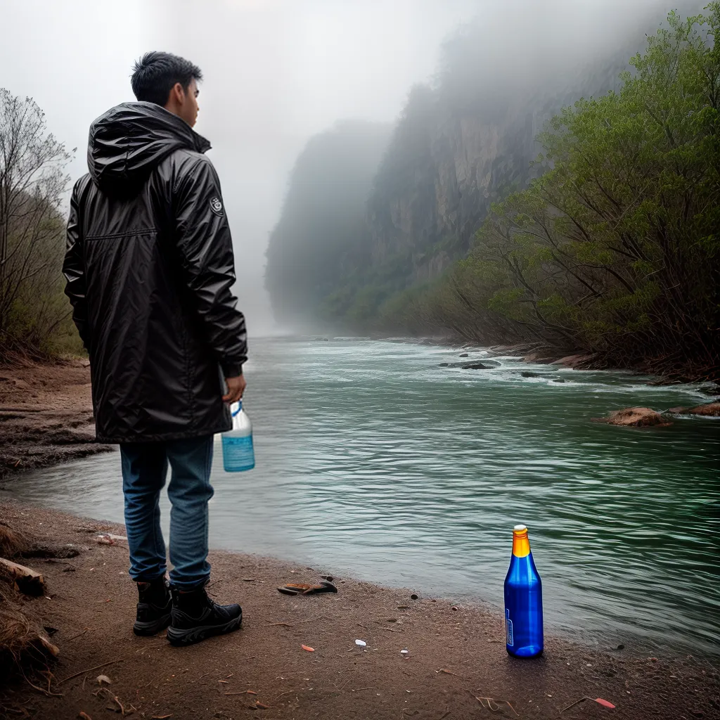 Qual o Significado de Sonhar com Arrependimento e Meio Ambiente 2 Fotos arrependimento rio poluido garrafa plastica