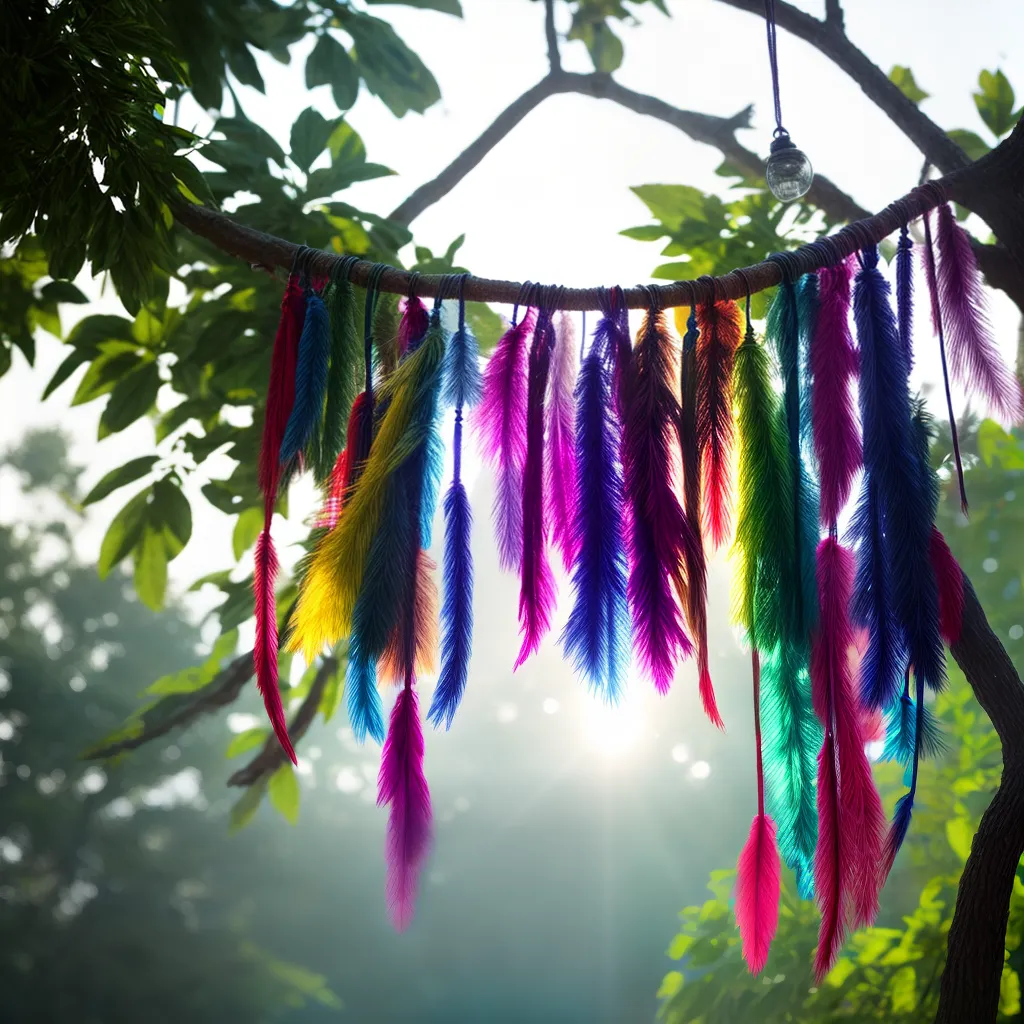 Fotos arvore dreamcatchers simbolos sonhos