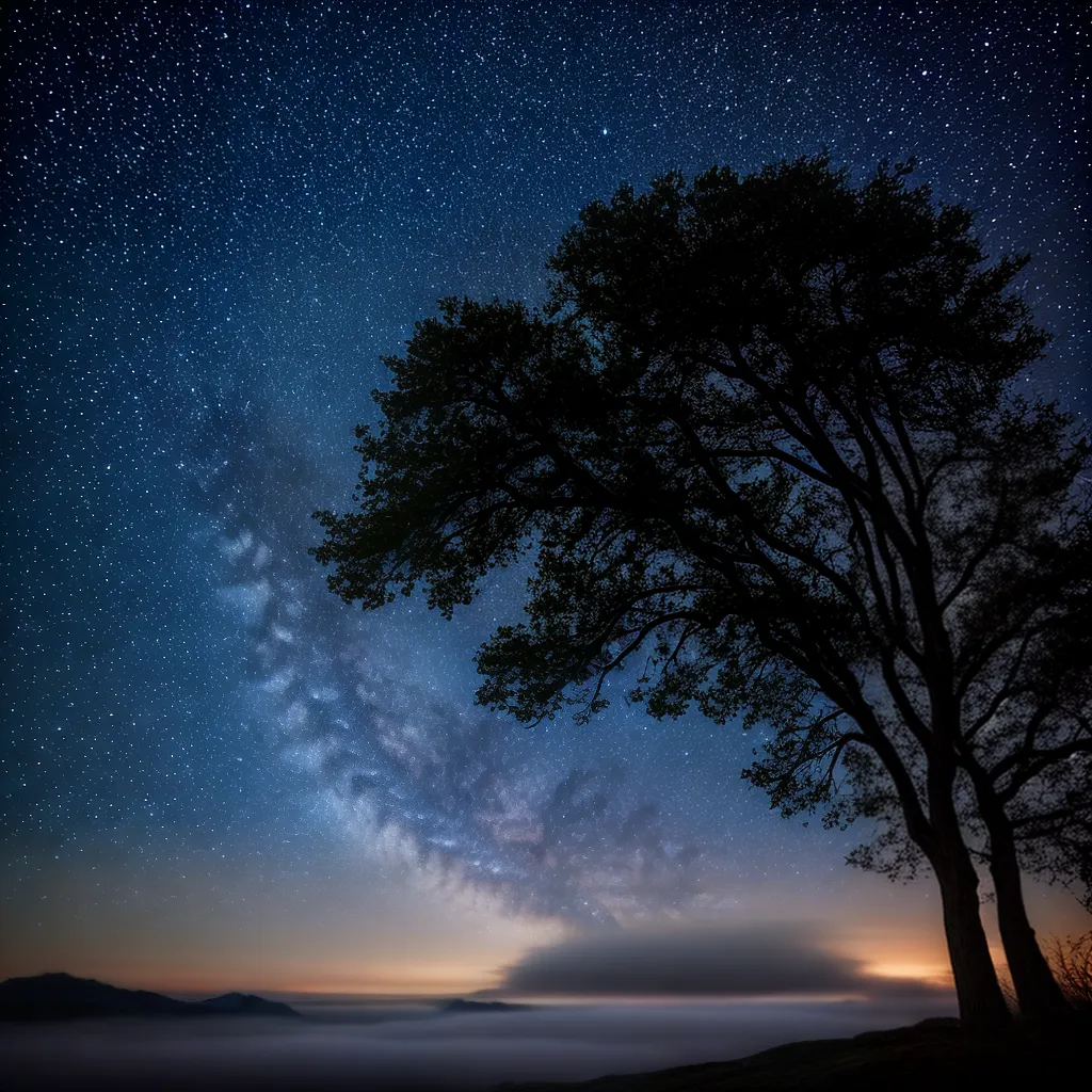 Fotos arvore estrelas sonhos brilho