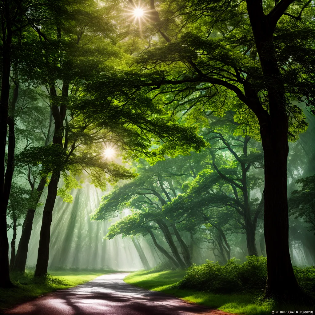 Fotos arvore floresta chuva sol dreams