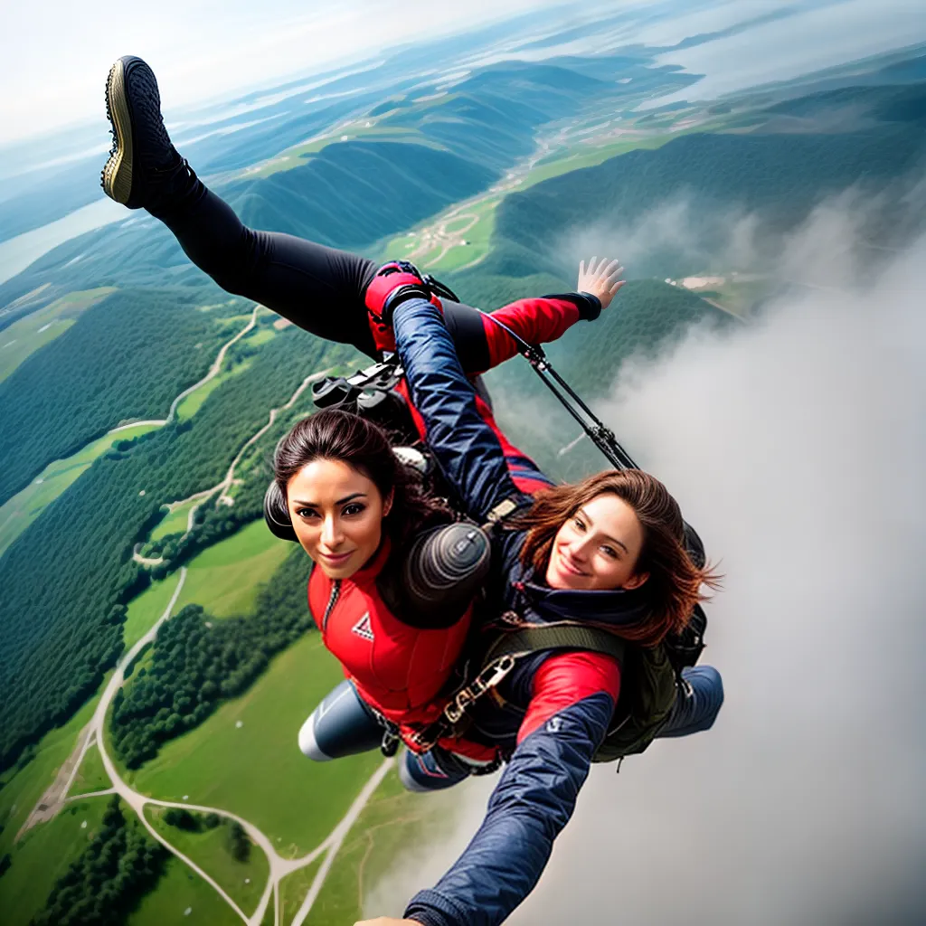 Desvendando o Mistério dos Sonhos Radicais: Significados de Voo de Asa Delta, Queda Livre e Saltos de Bungee Jump 3 Fotos asa delta liberdade altitude