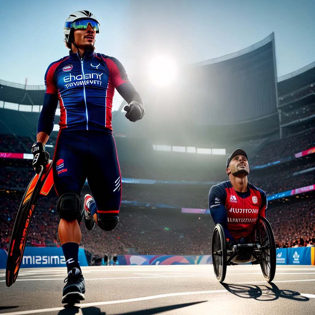 Fotos atleta paralimpico vitoria determinacao