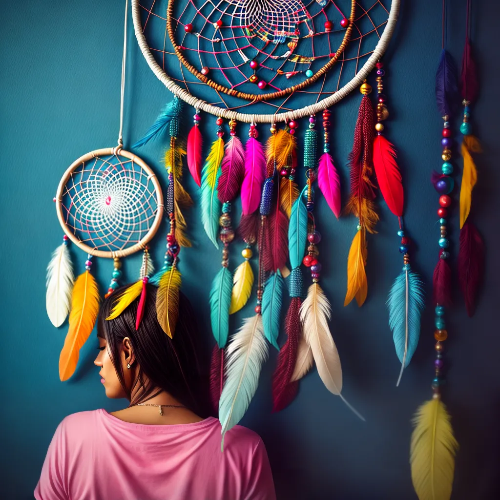 Descubra o Significado dos Sonhos: Guia Completo e Prático 5 Fotos atrapa sonho pena cor colorido 1