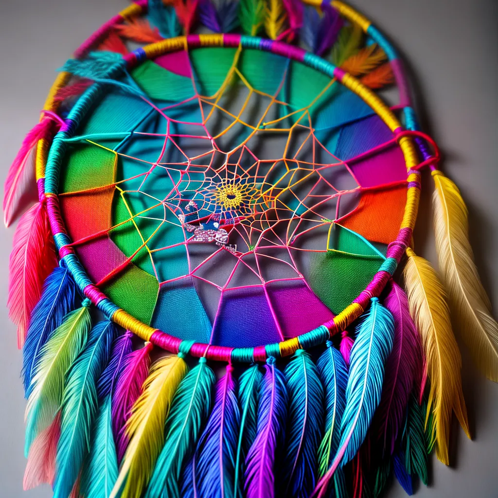 Sonhos Brilhantes: Descubra os Significados 5 Fotos atrapa sonhos colorido positivo