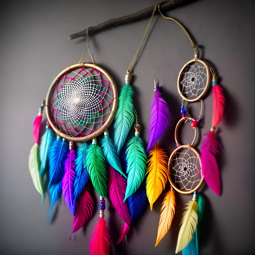 Explorando a interpretação dos sonhos: compreendendo sua moradia no subconsciente 6 Fotos atrapa sonhos parede penas beads
