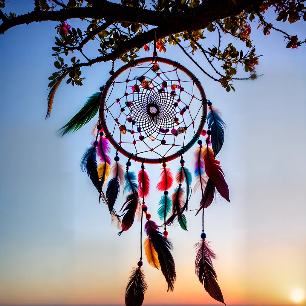 Descubra os Segredos de Seus Sonhos - Guia Definitivo 5 Fotos atrapa sonhos pena beads ramo