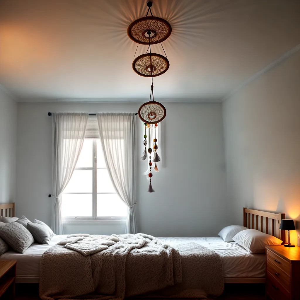 Descubra o Significado dos Sonhos: Guia Completo e Prático 6 Fotos atrapa sonhos penas beads cama