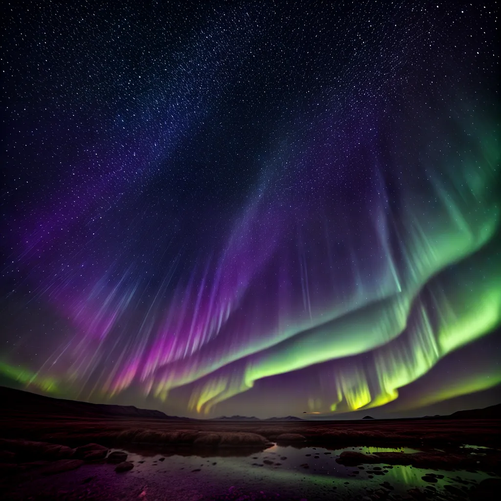 Descubra o Significado de Sonhar com Ultravioleta 3 Fotos aurora boreal roxa sonho