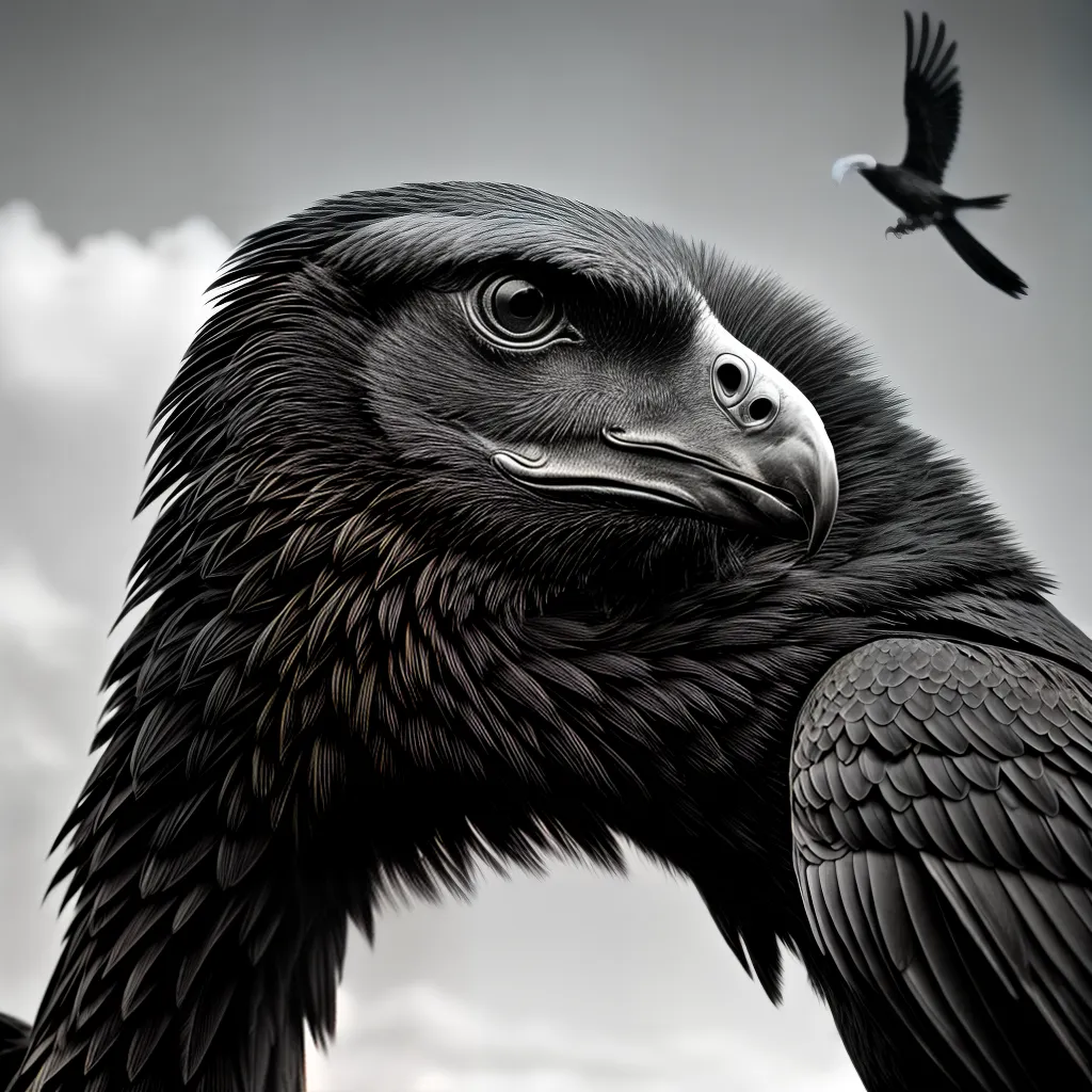 Condor-rei e Urubu-rei: Sonhos com aves de rapina e seus significados 4 Fotos ave poderosa preto branco