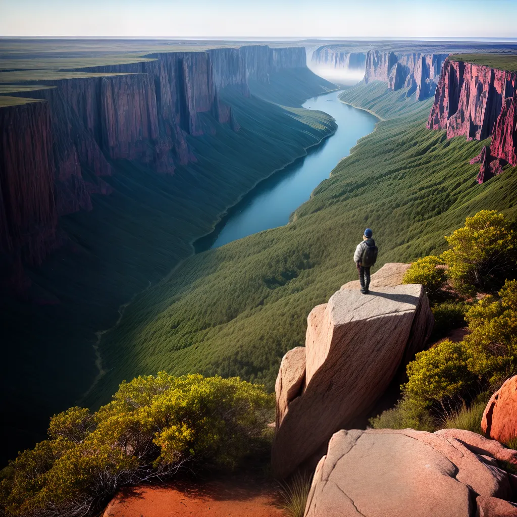 Fotos aventura cliff paisagem cores