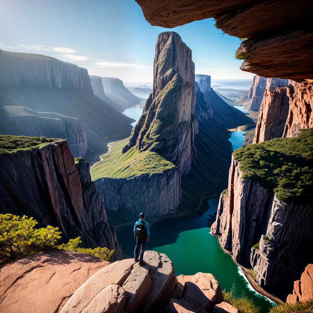 Explorando a natureza: Descubra o significado de sonhar com fronteiras 2 Fotos aventura horizonte cliff paisagem