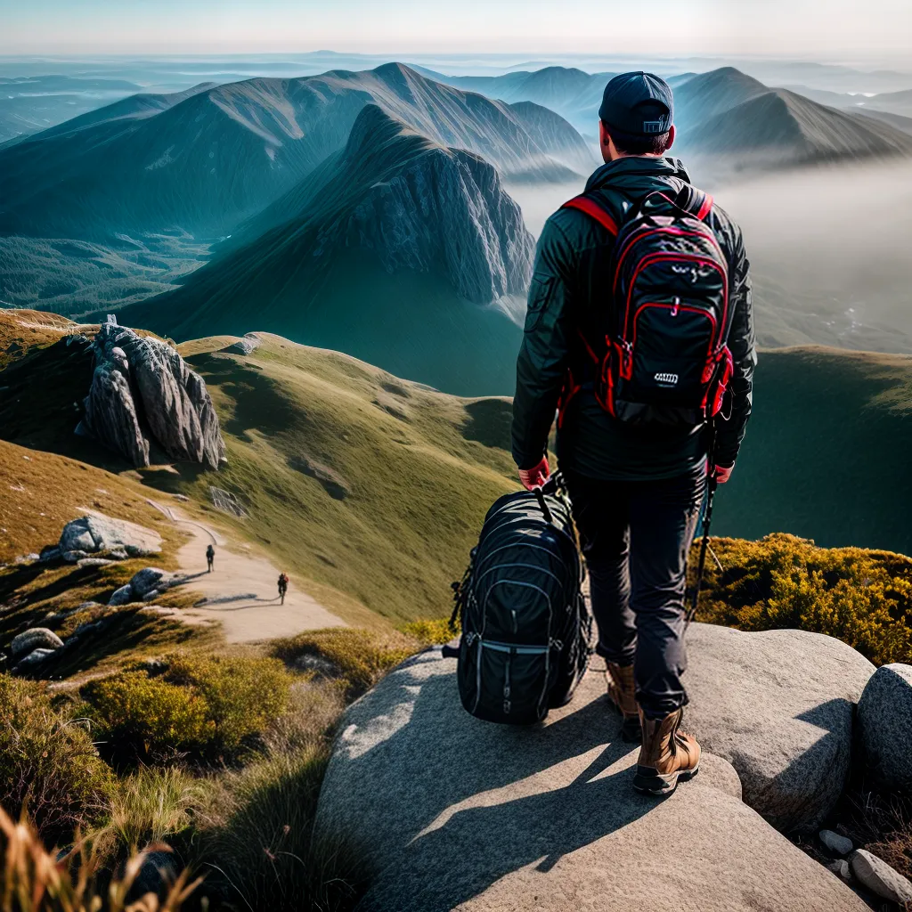 O Aventureiro que Existe Dentro de Você: Significado de Sonhar com Viagem 3 Fotos aventura montanha paisagem mochila