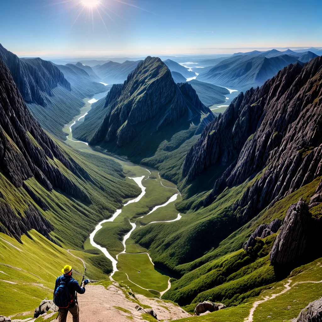 Desvendando a Geometrização dos Sonhos de Aventuras na Natureza 5 Fotos aventura montanha rio paisagem mapacompasso
