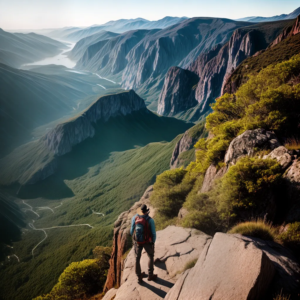 O Prazer da Aventura: Descubra o Significado de Sonhar com Esportes 6 Fotos aventura paisagem cliff mochila 1