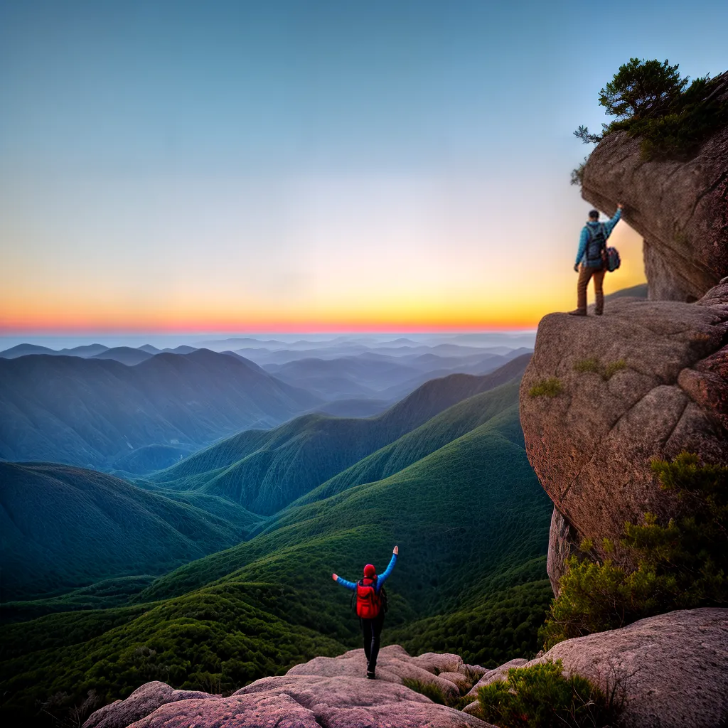 Descubra o Significado de Sonhar com Roteiros Turísticos e Peregrinações. 6 Fotos aventura paisagem por do sol 4