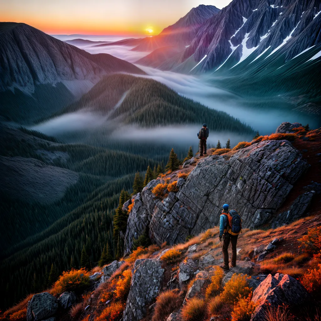 Desperte o Espírito Aventureiro: Significado de Sonhar com Exploração 5 Fotos aventura por do sol montanha equipamento