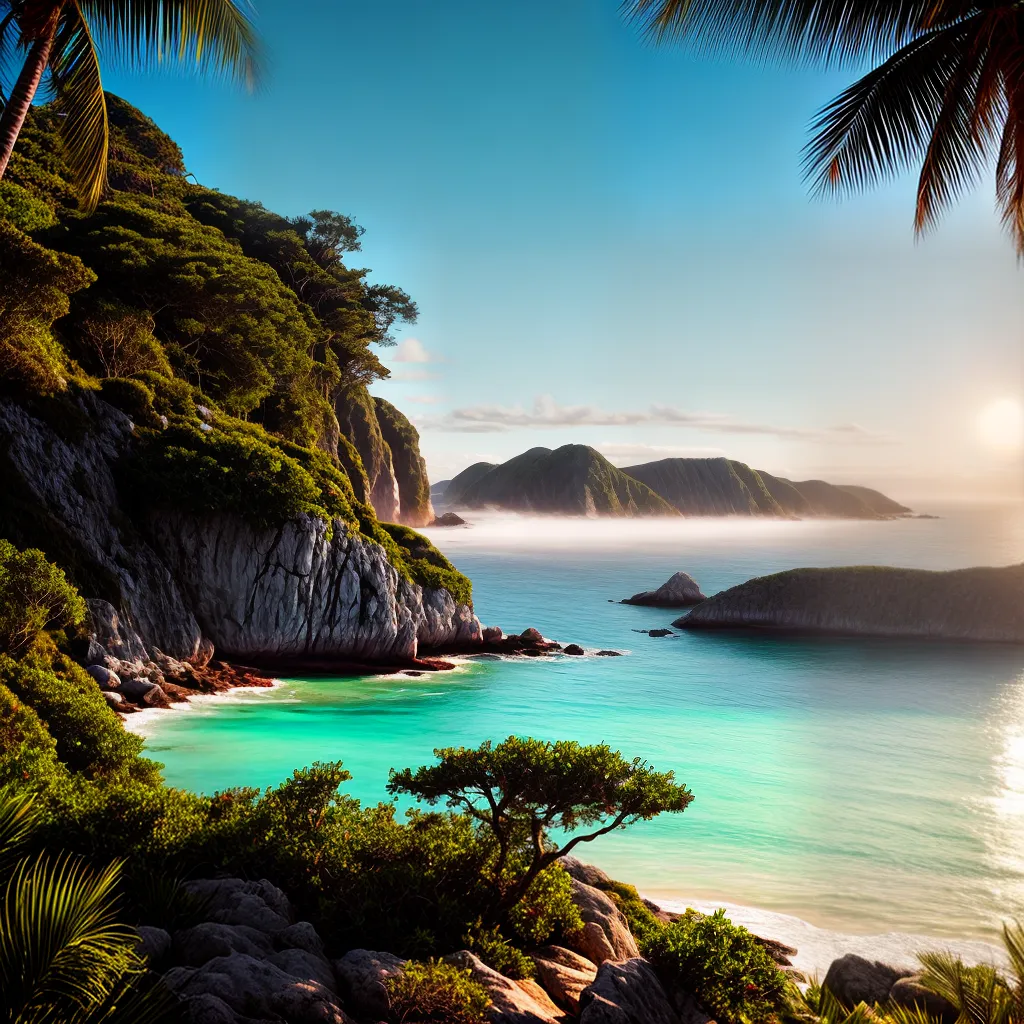 O que Significa Sonhar com Localidades Exóticas. 4 Fotos aventura praia palmeiras por do sol
