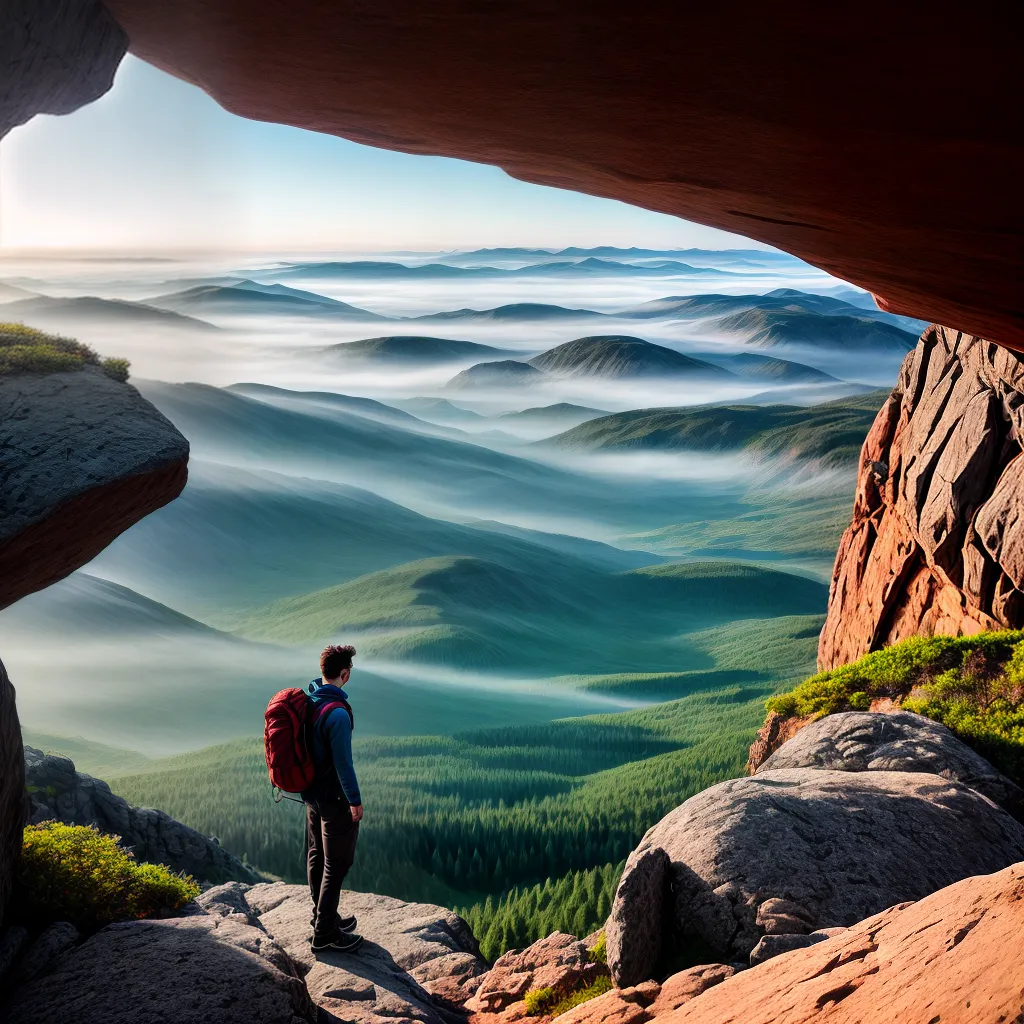 O Aventureiro que Existe Dentro de Você: Significado de Sonhar com Viagem 5 Fotos aventureiro paisagem mochila cliff