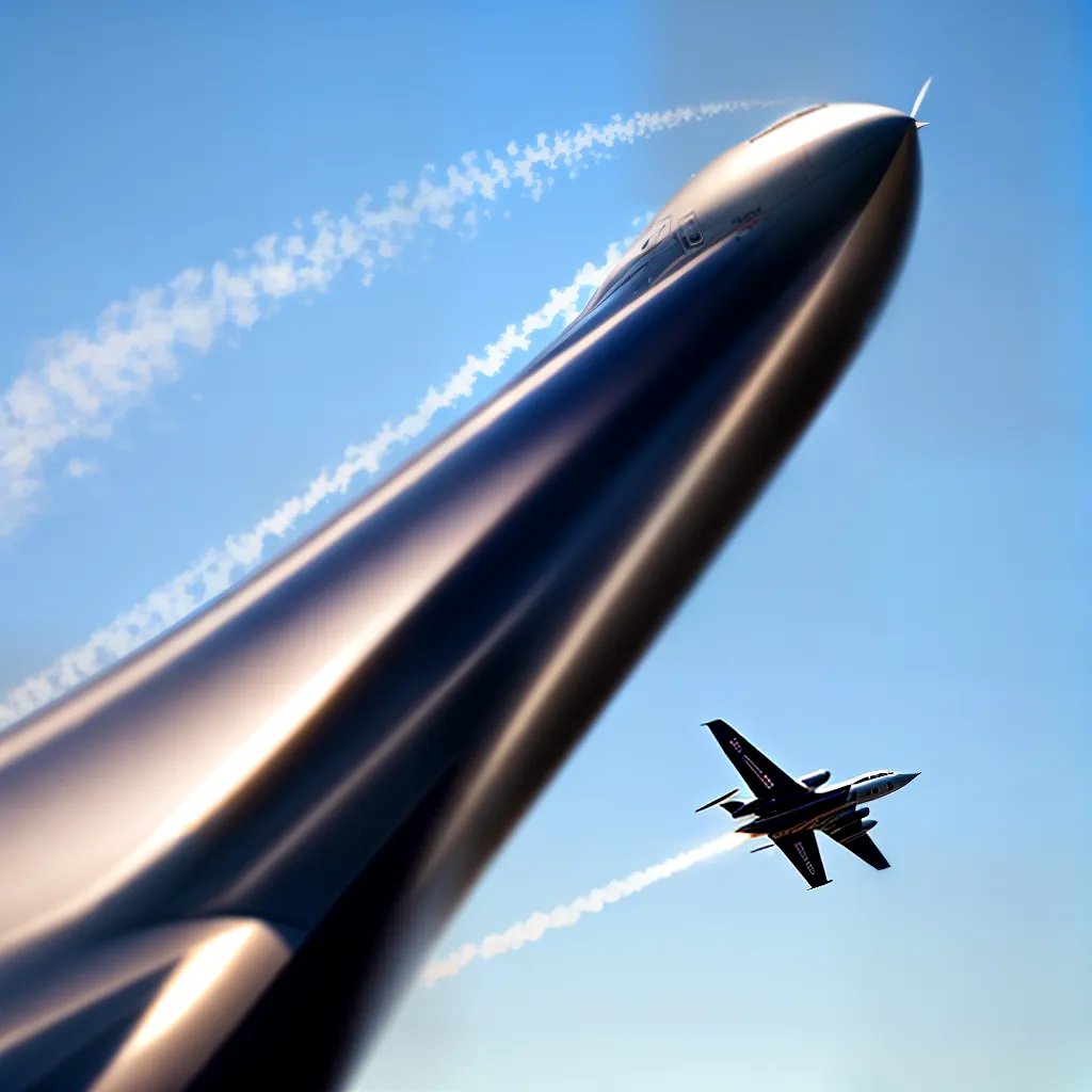 Fotos aviao jato ceu limpo trilha branca