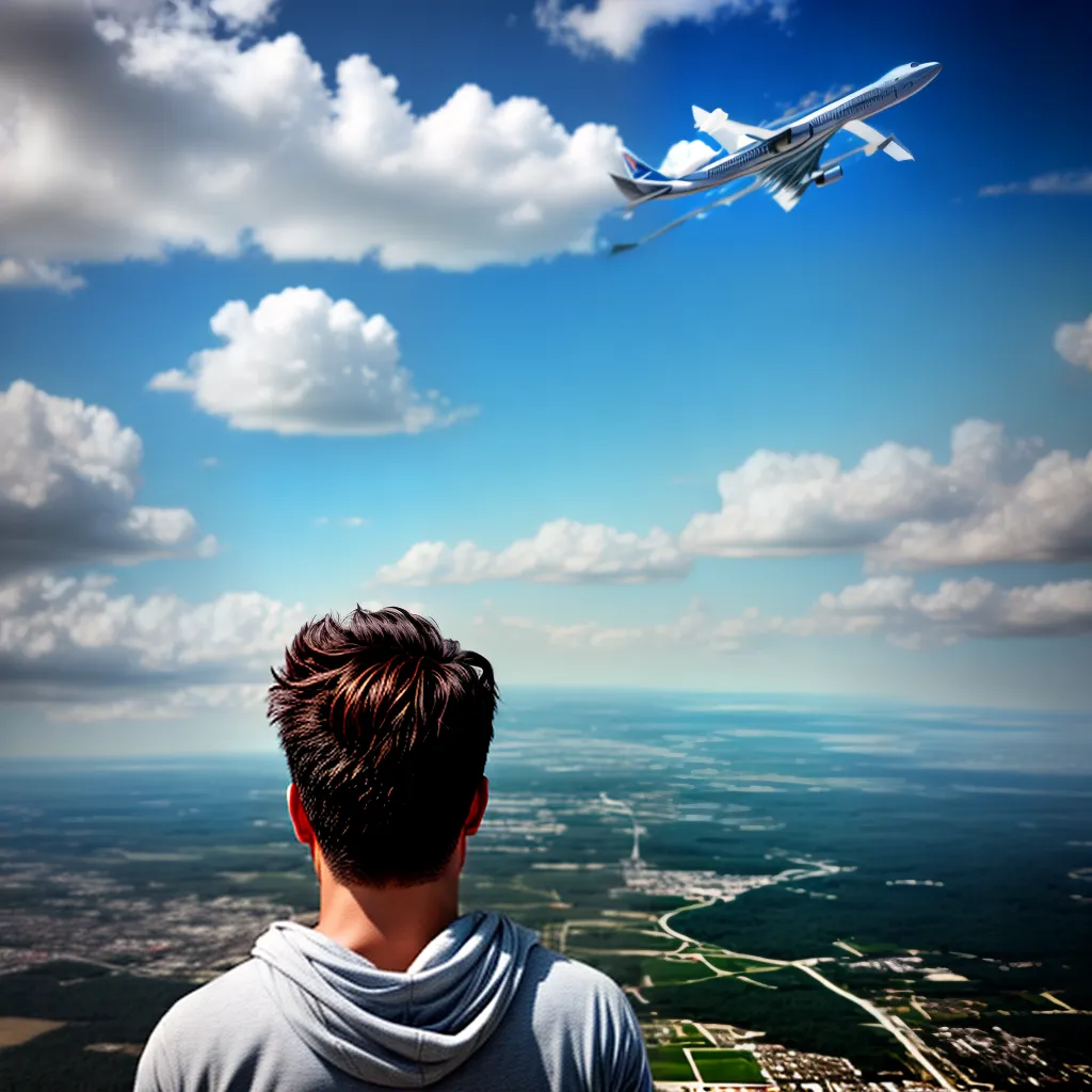 Descubra o Significado de Sonhar com Avião e Viagem. 2 Fotos aviao sonho aventura horizonte