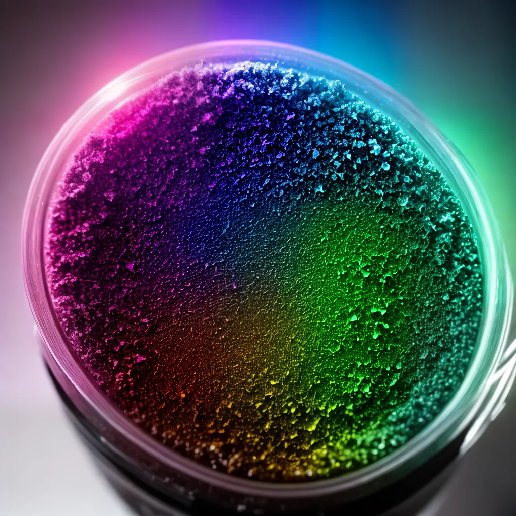 Fotos bacteria colorida microscopio estrutura