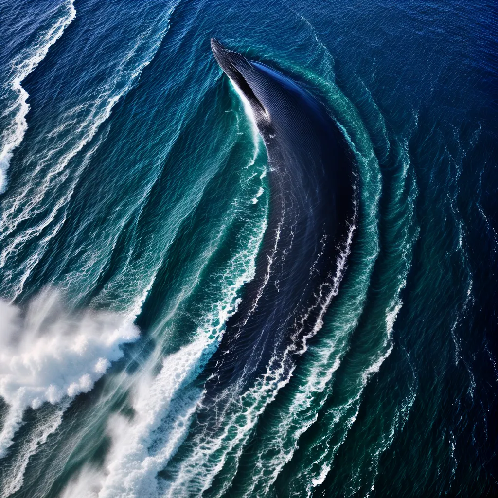 Fotos baleia azul sonhos profundezas