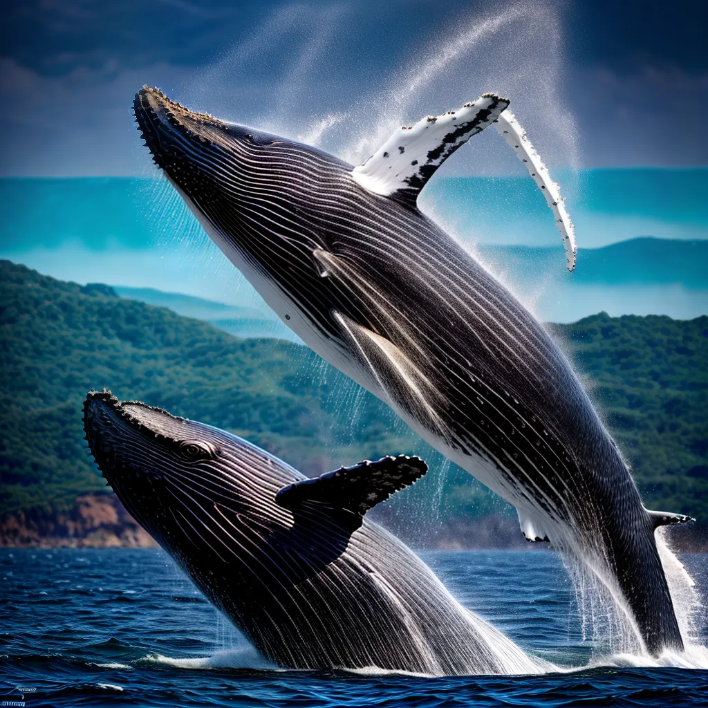 Jubarte no Mar dos Sonhos: o que significa sonhar com Baleias. 3 Fotos baleia saltando oceano azul misterio