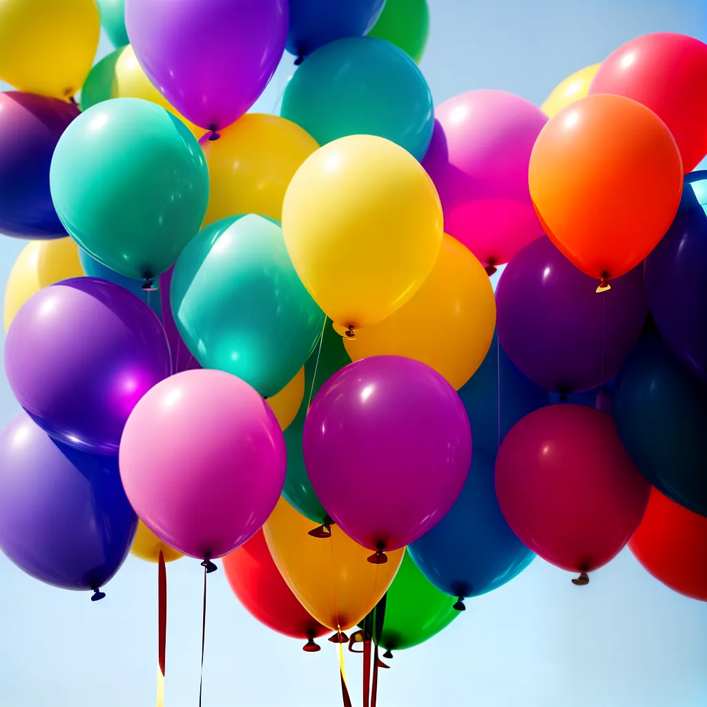 Descubra o Significado de Sonhos com Balões Coloridos. 2 Fotos baloes coloridos ceu sonhos felicidade