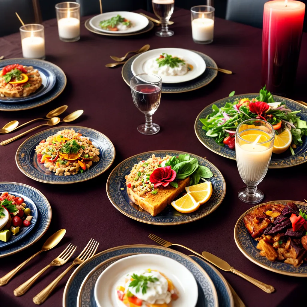 Banquete dos sonhos: qual o significado de sonhar com comida. 4 Fotos banquete colorido flores desejos
