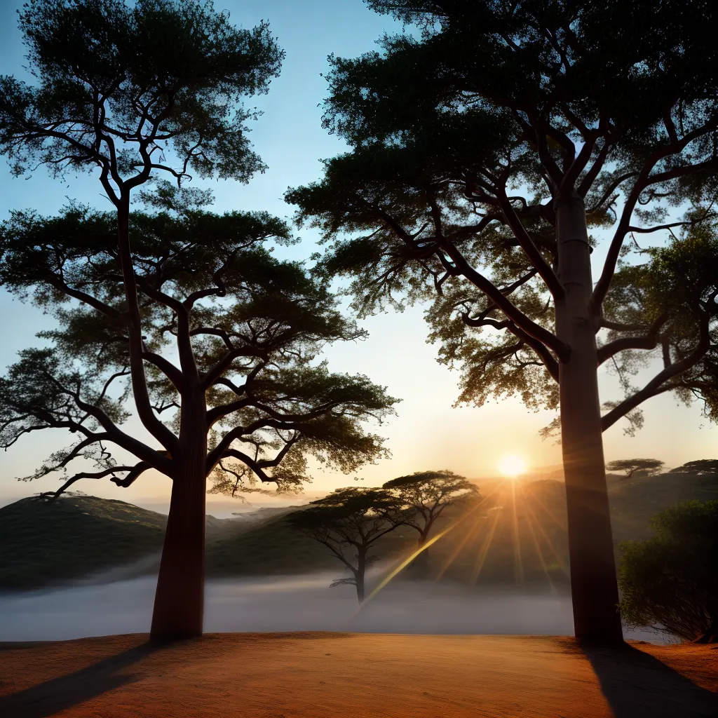 Significado de Sonhar com Árvores: Desvendando o Baobá e o Bambuzeiro 4 Fotos baobab bambu por do sol