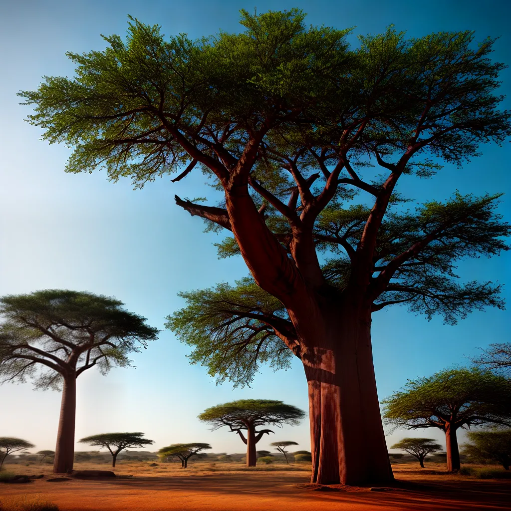 Fotos baobab savana forca resiliencia