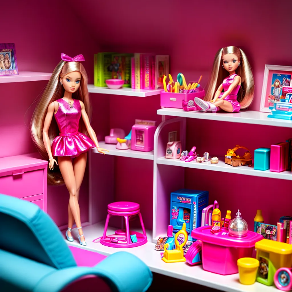 Fotos barbie classica rosa cabelo brinquedos