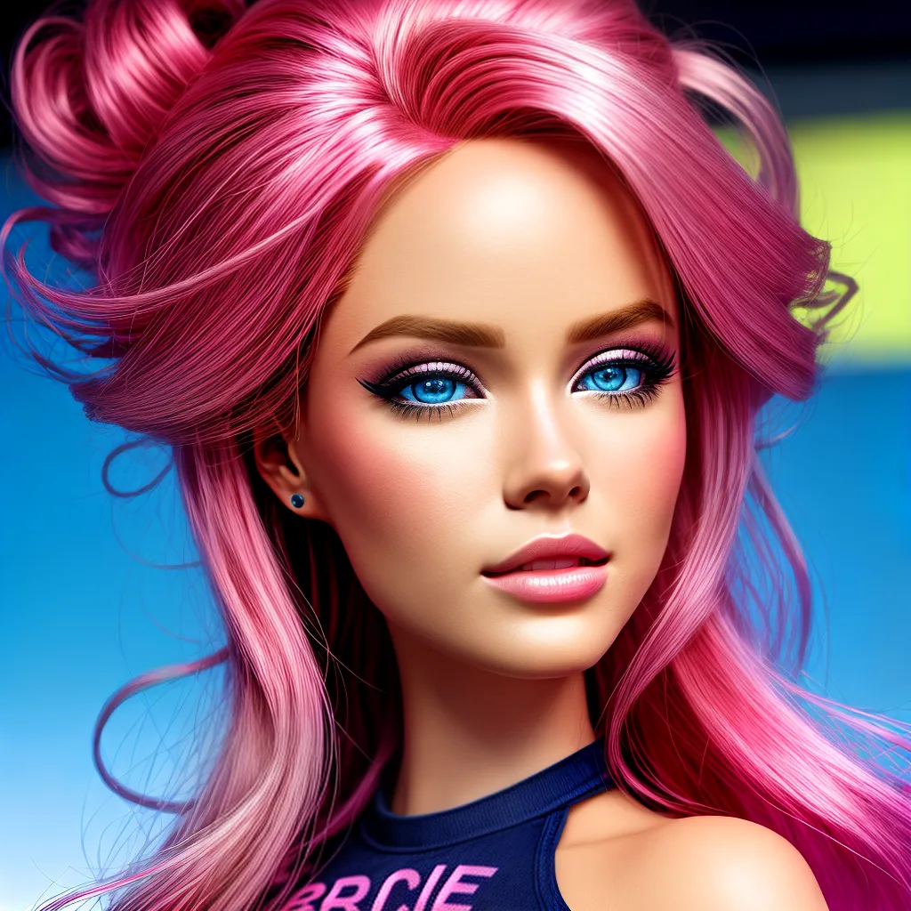 Fotos barbie rosa iconica letras
