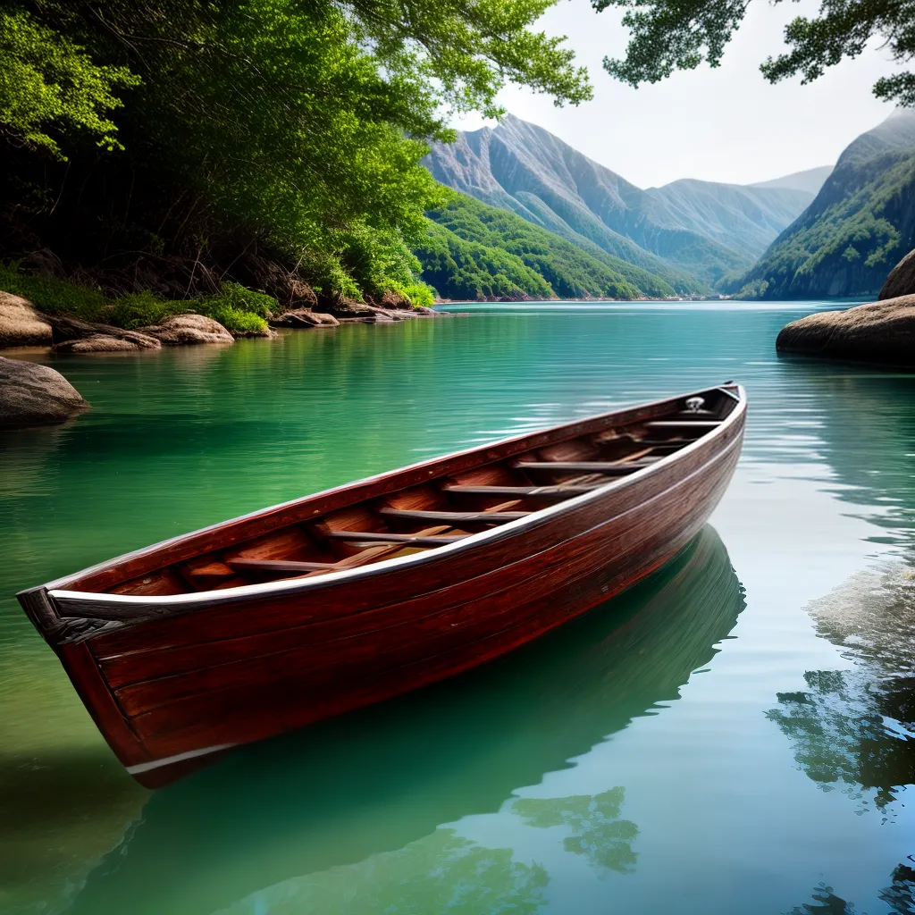 Sonhos Marítimos: Descubra o Significado de Sonhar com Barco 3 Fotos barco aguas turquesa montanhas verde