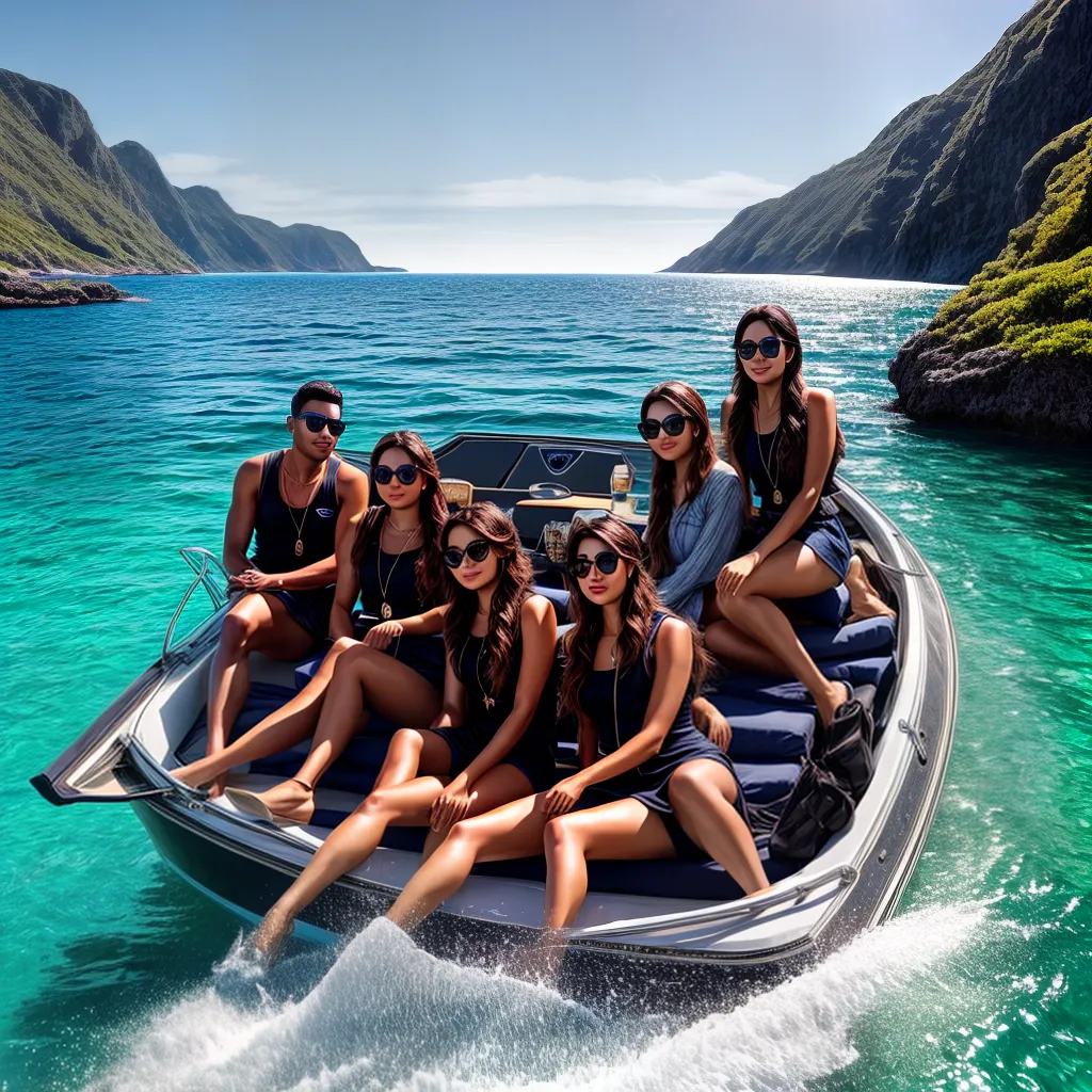 Descubra os melhores passeios de barco: Guia completo para aproveitar o mar 3 Fotos barco luxo mar sol paisagem